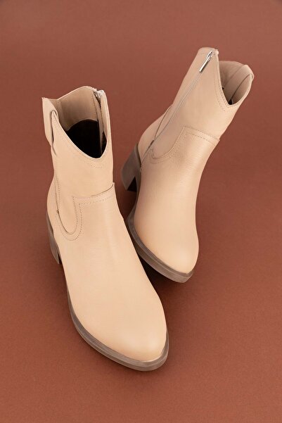 Gondol Kadın Hakiki Deri Western Bot Anl.2871