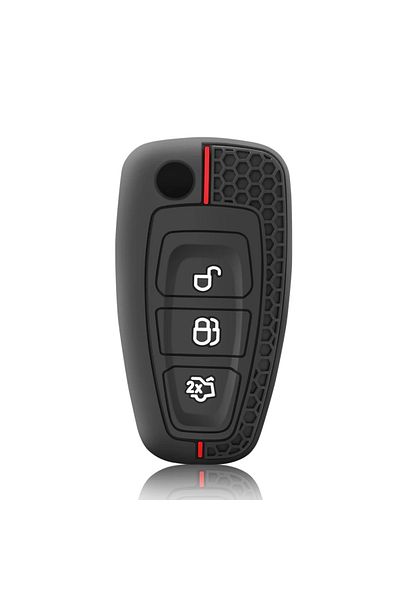 Choice Silicone Car Remote Key Case Cover for Ford Focus 3 4 ST Fiesta Fusion Kuga Ecosport Mondeo MK3 M...