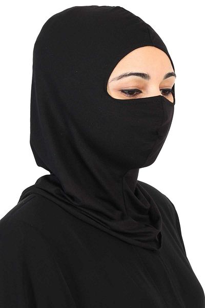 Aisha's Design Combed Cotton Masked Bonnet - Tb-2