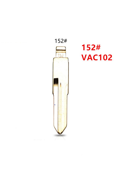 Choice 10 قطع 152 # VAC102 شفرة مفتاح معدنية غير مقطوعة فارغة قابلة للطي لرين...