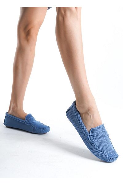 Mubiano Tricotaj de vară pentru damă Blue Ballet & Loafer -MSTB2020-M