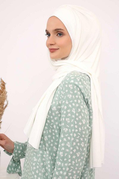 Aisha's Design شال قطني ممشط عملي - زخرفة متقاطعة متعددة، PS-41