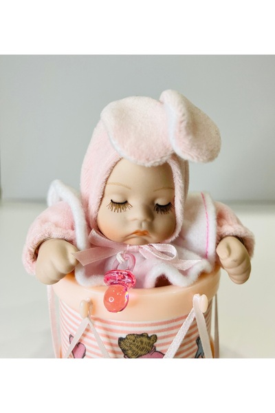 karinabest Pink Dreams Kurmalı 14*7 cm Hareketli Pembe Kar Küresi Snow Globe