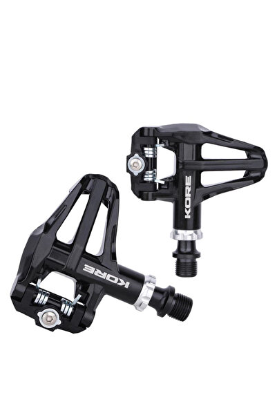 Choice دواسات قفل للدراجات الهوائية من نوع WHITE KORE، مصنوعة من الألومنيوم خ...