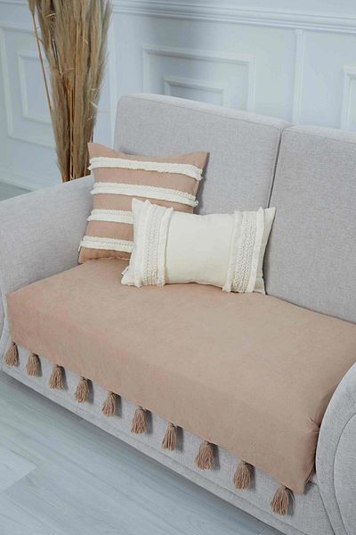 Aisha's Design غطاء أريكة معنقدة مقاس 90x55 سم - Ko-19ik