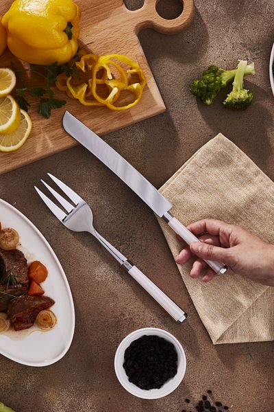 Karaca Freya White 2 Piece Service Set