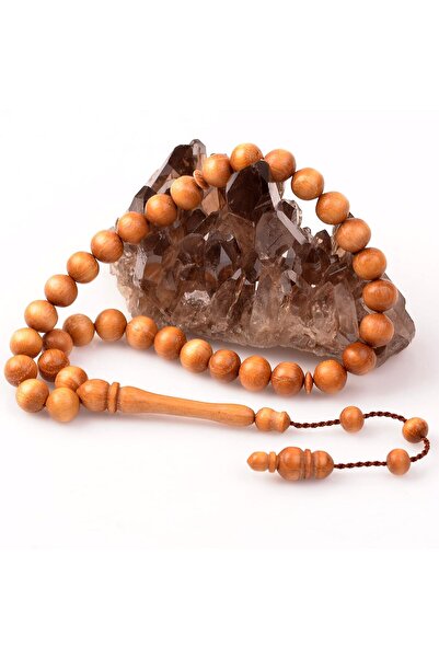 Taş Sandığı Acacia Wood Prayer Beads - 9.5 mm