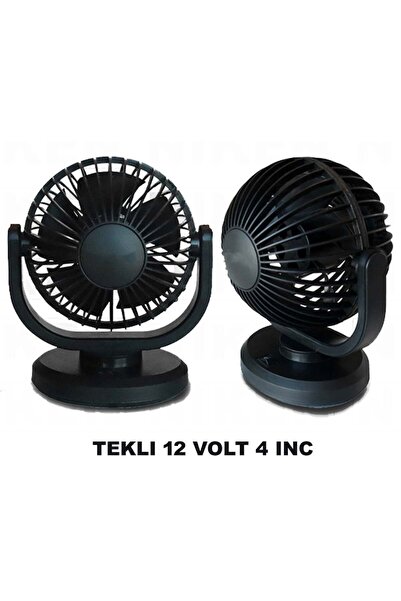 beyaztuning Araç Içi Fan Oto Vantilatör 12 Volt Tek Başlı 4inç