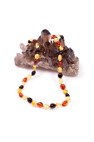 Taş Sandığı Damla Amber Adult Necklace - Series Product