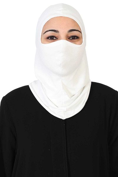 Aisha's Design Combed Cotton Masked Bonnet - Tb-2
