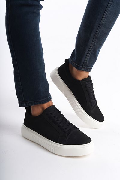Mubiano Mbnbkm3-s Pantofi sport și pantofi sport pentru bărbați din piele naturală nubuck