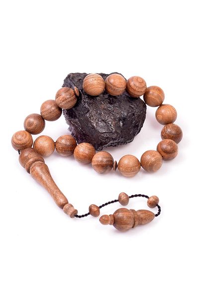 Taş Sandığı Walnut Tree Efe Rosary - 14 mm Wrist Length