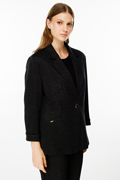 Ekol Glitter Fabric Jacket