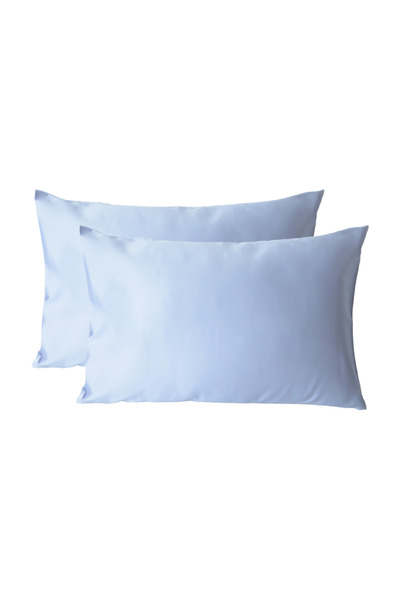 Yuvam كيس وسادة مقاس 50x70 - قطعتان من الساتان القطني بنسبة 100%