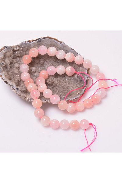 Taş Sandığı 10 mm Morganite Stone String