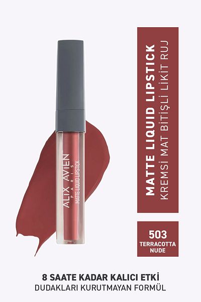 Alix Avien ALIX AVIEN MATTE LIQUID LIPSTICK 503 TERRACOTTA NUDE