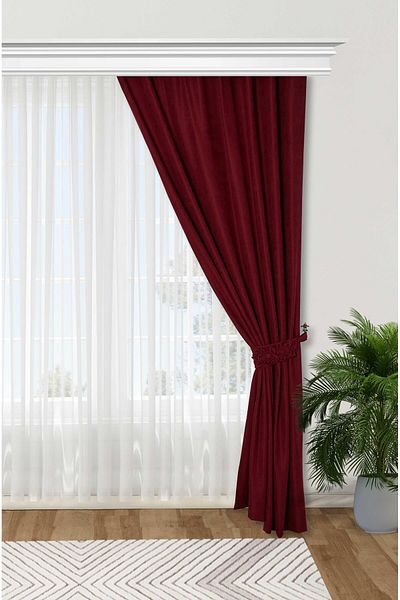 Aisha's Design ستارة خلفية بحافة يمين مع إكسسوارات زهور - PR-3SAG