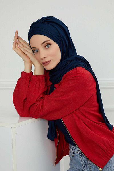 Aisha's Design شال قطني ممشط عملي - زخرفة متقاطعة متعددة، PS-41
