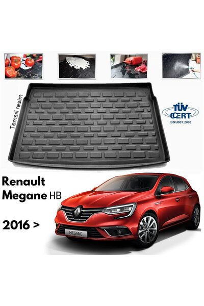 Leader Renault Megane 4 Hb Bagaj Havuzu Paspası 2016 Sonrası