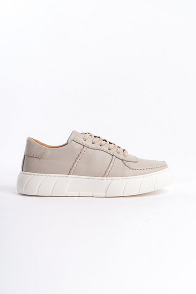 Mubiano Men's Genuine Leather Sports Shoes & Sneaker Nude -Mbkry650-N