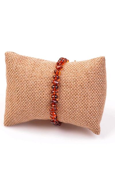 Taş Sandığı Certified Brown Drop Amber Bracelet