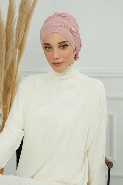 Aisha's Design عمامة شيفون جاهزة - مع الملحقات، HT-95S، HT-95S