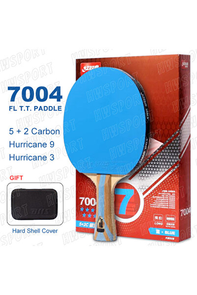 Choice 7004 FL grip DHS 6 Star Color Table Tennis Racket 7 Star Ping Pong Paddle Racket Bat Hurricane 9 Sti