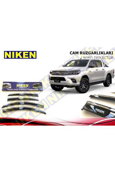 Niken Toyota Hilux Kromlu Cam Rüzgarlığı 2015 Sonrası