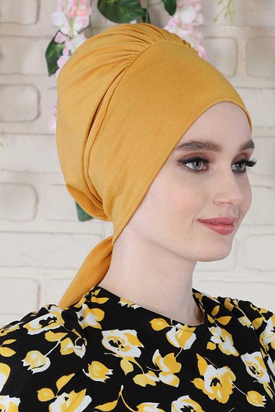 Aisha's Design B-49 Model Combed Cotton Bonnet
