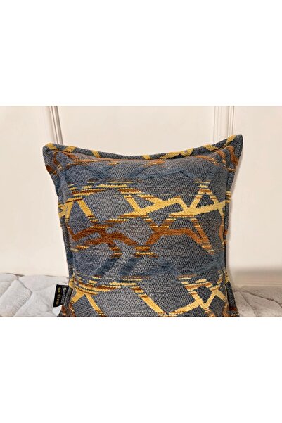 NİVEMESHOME Husa de perna Nivemeshome 45x45 Mateo 67-03 Albastru-galben