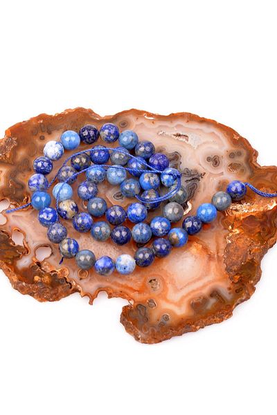 Taş Sandığı Lapis Lazuli Stone String - 8 Mm