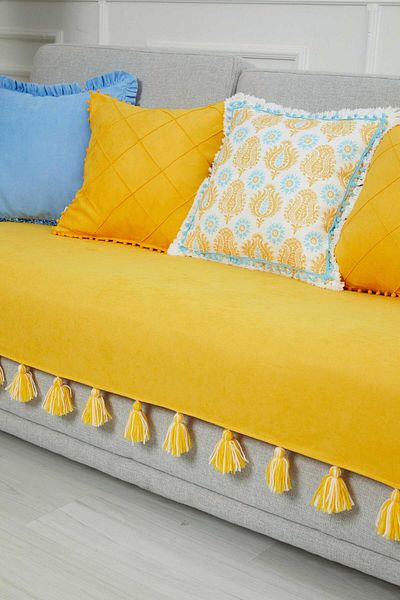 Aisha's Design 90x210 Tufted Sofa Cover - KO-19