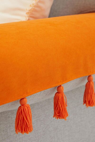 Aisha's Design 65x55 cm Tasseled 2-Piece Armrest Set - KC-4