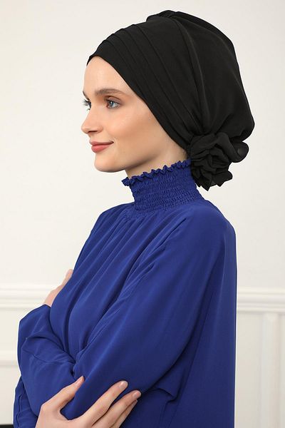 Aisha's Design Ready Chiffon Turban - Cross Sewing Design, Ht-30