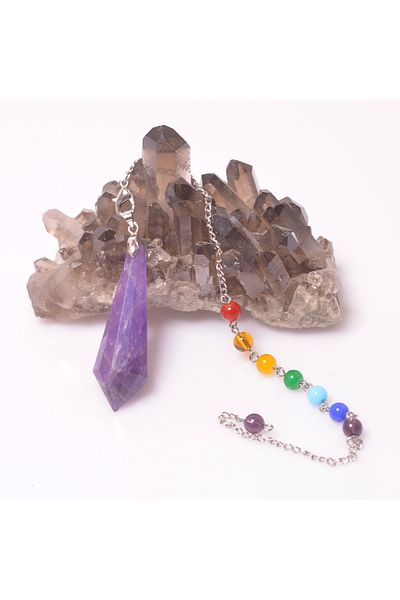 Taş Sandığı Amethyst Vogel Cut Pandula