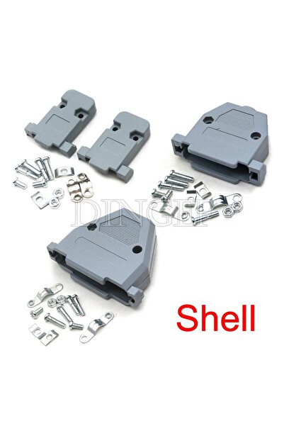 Choice غلاف بلاستيكي لمنفذ تسلسلي DB25 5PC DB9 DB15 DB25 DB37، غلاف بلاستيكي لمنفذ متوازي 232