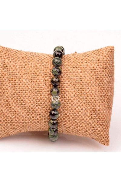 Taş Sandığı Canbaba Jasper Stone Bracelet (8 Mm)