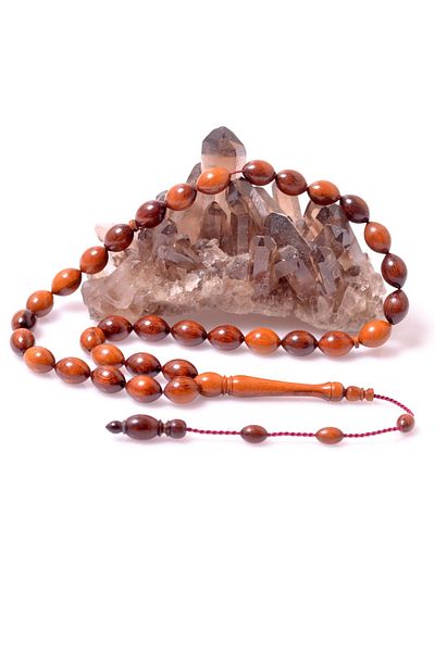 Taş Sandığı Barley Cut Snake Tree Rosary 9*12 mm