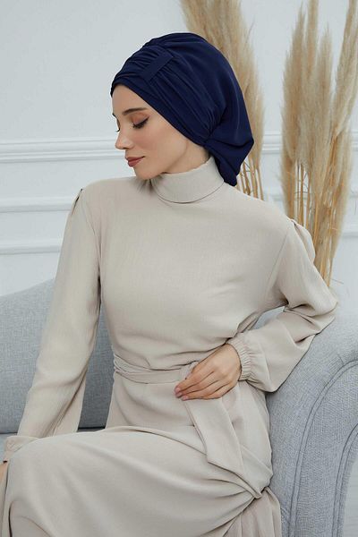 Aisha's Design عمامة شيفون مطوية - جاهزة، HT-107، HT-107