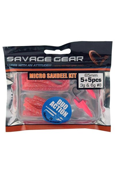 Savage Gear Micro Sandeel Kit 12 Parça Lrf Silikon Yem