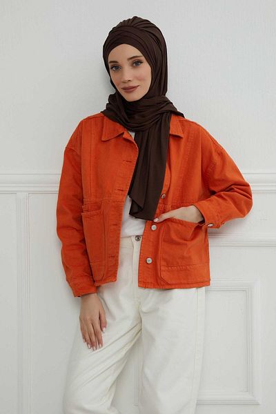 Aisha's Design شال قطني ممشط عملي - زخرفة متقاطعة متعددة، PS-41