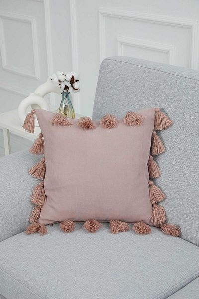 Aisha's Design Decorative Large Tasseled Throw Pillow Cover - K-111