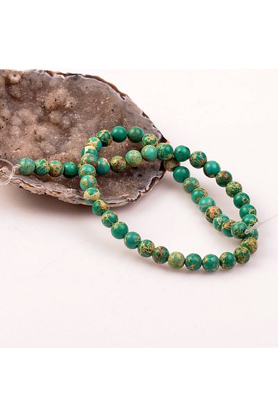 Taş Sandığı Green Varicite Stone String (8 Mm)