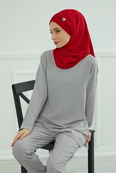 Aisha's Design Αξεσουάρ Λεπτομερές Σάλι Αερομπίν, CPS-94, Κόκκινο