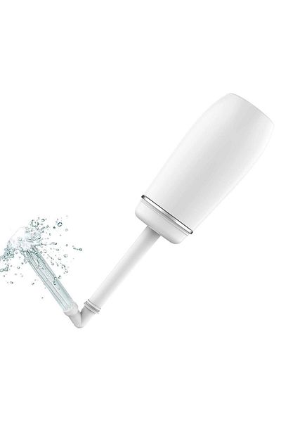 Choice White 400ml Portable Bidet Travel Handheld Bidet Bottle With Spray Nozzle For Hygiene Cleansing Pers