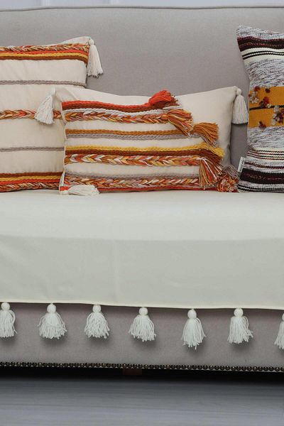 Aisha's Design 90x210 Tufted Sofa Cover - KO-19