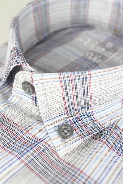 Varetta Ανδρικό μακρυμάνικο πουκάμισο Cloud Grey Classic με φαρδιά κοπή και τσέπες