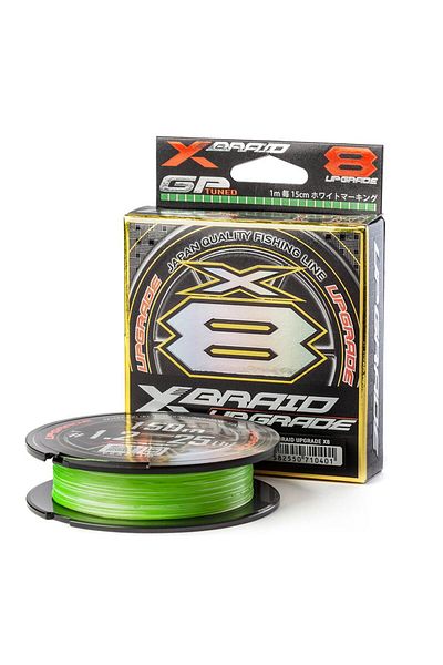 YGK X-braid Upgrade 8x 300m Όλα Πράσινα Νήμα Ψαρέματος