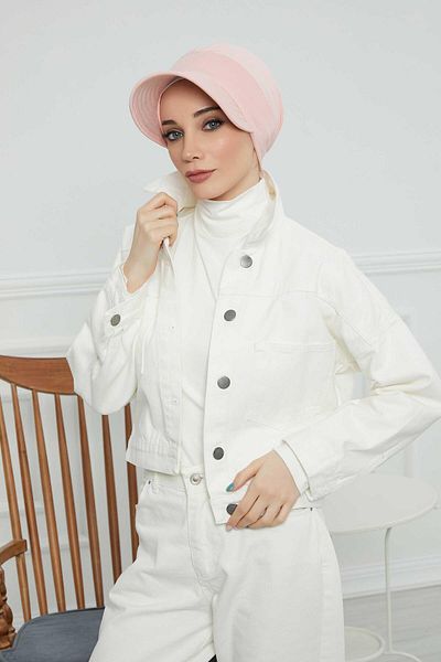 Aisha's Design قبعة قطنية ممشطة مطبوعة على شكل عظمة - b-73