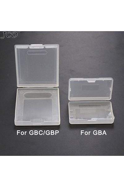 JCD each 5pcs JCD 10pcs Plastic Game Cartridge Card Case for GameBoy Color GBC GBA GBP Gaming Cards Anti
